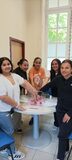 Galerie photo Les élèves du CVC organisant le tirage au sort et la distribution des lots